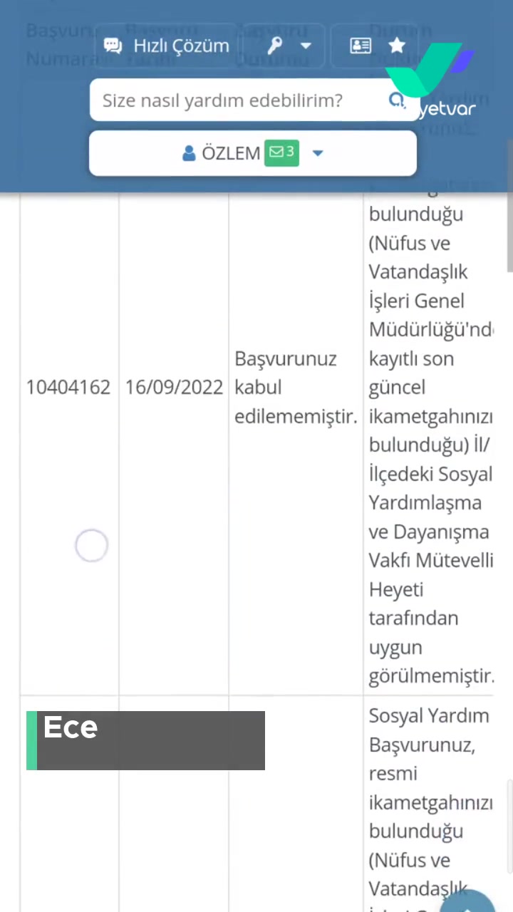 Düzce Sosyal Yardımlaşma Başvurumu Kabul Etmedi! videonun kapak resmi