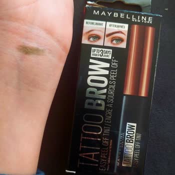 Maybelline Tattoo Brow Kaşlarımı Yeşile Çevirdi