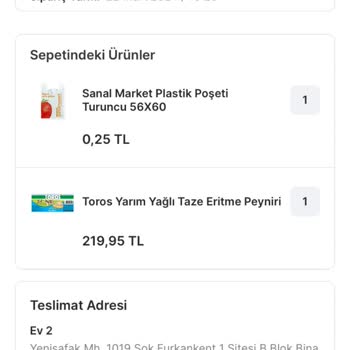 Migros Mağazanın Kafasına Göre Sipariş İptali