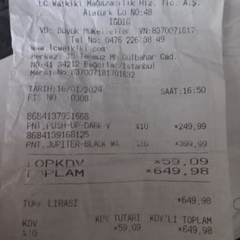 LC Waikiki Tek Yıkamada Solan Pantolon Hayal Kırıklığı