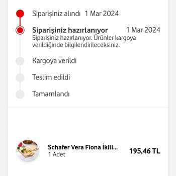 Vodafone Her Şey Yanımda Siparişim Kargoya Verilmedi, İptal De Etmiyorlar
