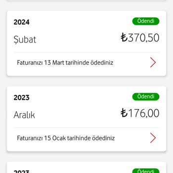 Vodafone Yüksek Fatura Gelmesi Müşteri Memnuniyetsizliği
