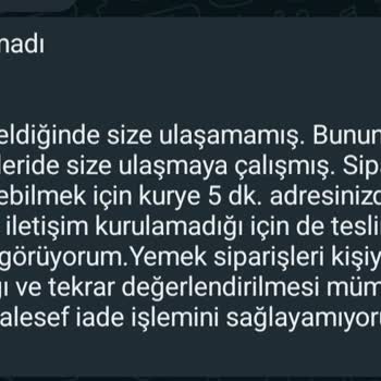 Trendyol GO Sipariş Sıkıntısı