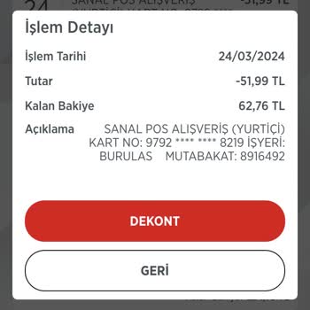 BURULAŞ Bursakart Mobil Bukart Bekleyen Bakiye