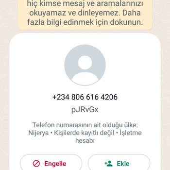 WhatsApp Mesajı Hakkında