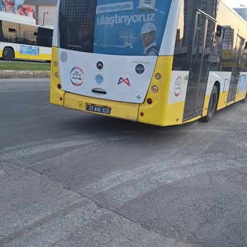 Mersin Büyükşehir Belediyesi Halk Otobüsü Ani Frenlerin Sıklığı