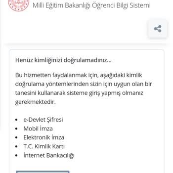 MEBS Okulu ve Eğitim Merkezi Komutanlığı E Okula Giremiyorum