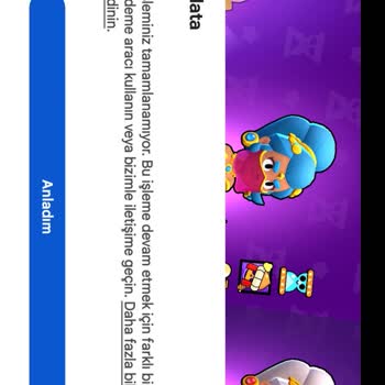 Google Play Satin Alma Hatası