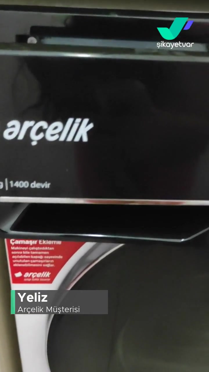 Arçelik 12140 Pm Çamaşır Makinesi Sorunu videonun kapak resmi