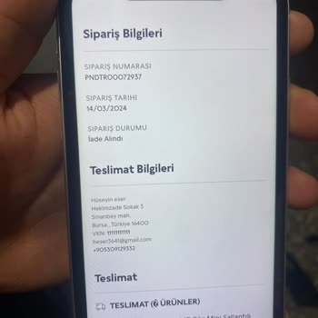 Gmail Pandora Bilgilendirilmemesi Kendi Kendine İade Talebi Oluşturuldu