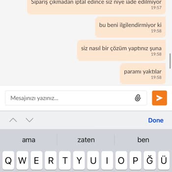 Trendyol GO Yemek Şikayeti