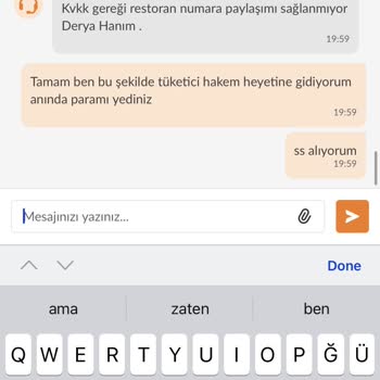 Trendyol GO Yemek Şikayeti