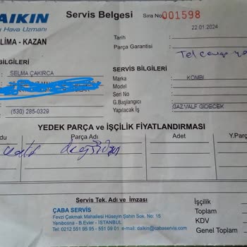 Daikin Kombi Patlama Sesi