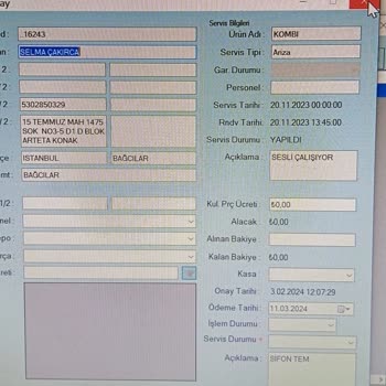 Daikin Kombi Patlama Sesi