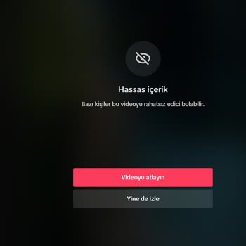 TikTok Gereksiz Yere Hassas İçerik Veriyor.