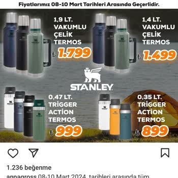 Anpa Gross Market Stanley Termosun Litresi Yanlış Verildi