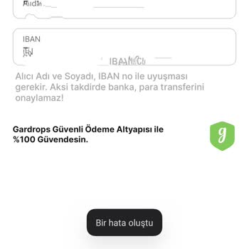 Gardrops İle Yaptığım Satışın Parasını Alamadım