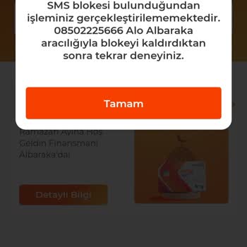 Albaraka Bankasından SMS Alamıyorum!