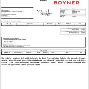 Boyner İnternet Alışveriş Mağduriyeti