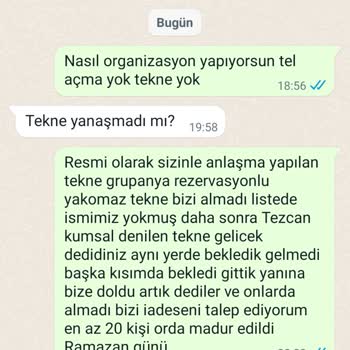 Grupanya! İftar Organizasyonu Rezervasyon Fiyaskosu