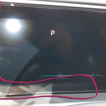 Hyundai Tucson 2021 Model Elite Ön Gösterge Tablet Ekran Soyulması.
