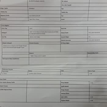 Dayson Satış Sonrası Mağdur Ediyor Parça Temin Edemiyor