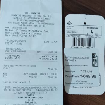 LCW Etiket Fiyatı İle Alına Ücret Birbirini Tutmuyor