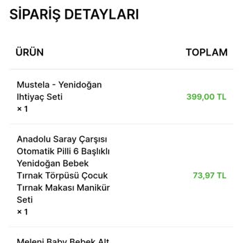 Yeşil Gross Ürünü Göndermediler Sahte Sayfa