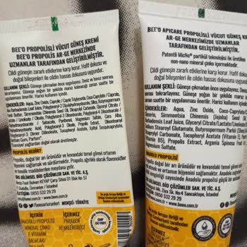 PttAVM Bee'o Vücut Güneş Kremi Orijinal Değil