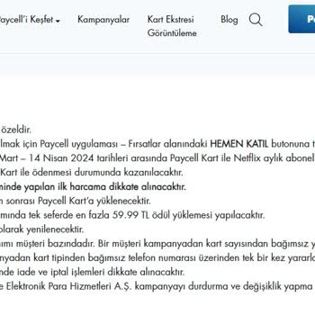 Netflix Üyeliği Paycell İle Yapma İndirim Yalanı