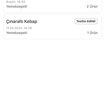 Yemeksepeti Yemek Siparişimi İptal Edildi