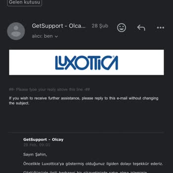 Prada Gözlük Camı Ücret Karşılığı Da Olsa Değiştirilmiyor