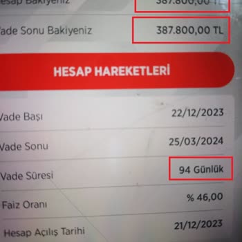 Ziraat Bankası Vadeli Hesabımda Faiz Hesaplanmaması Şikayeti