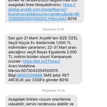 Arçelik Servis Personelinin Nezaketten Nasip Alamaması