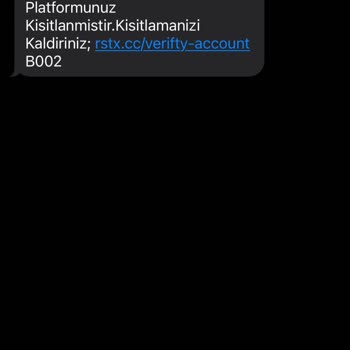 Binance TR Kullanıcısı Değilim, Tarafıma SMS Geldi