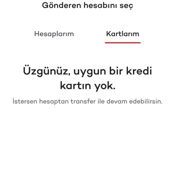 Akbank Kredi Kartından Para Transfer Edemiyorum