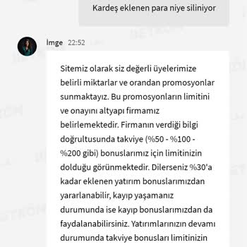 Betkom Bonus Vaadiyle Hayal Kırıklığına Uğradım