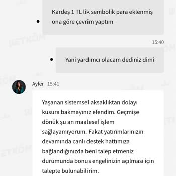 Betkom Bonus Vaadiyle Hayal Kırıklığına Uğradım