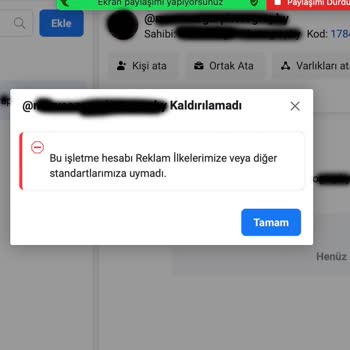 Facebook Instagram Hesabımı Kısıtlanmış Meta Hesabımdan Çıkaramıyorum.