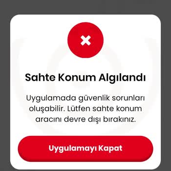 Nutella Sahte Konum Algılandı Hatası
