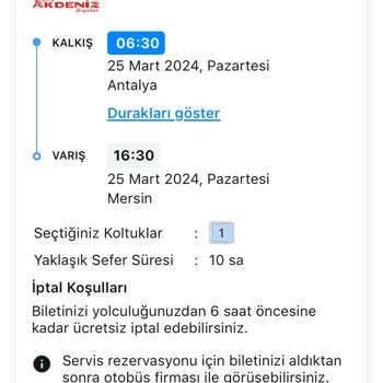 Öz Elazığlılar Turizm Seyahat İçin Seçilen Otobüs Sefer İptali Mağduriyeti