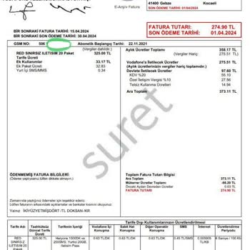 BTK (Bilgi Teknolojileri ve İletişim Kurumu) Vodafone Durmadan Zam Yapıyor