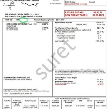 BTK (Bilgi Teknolojileri ve İletişim Kurumu) Vodafone Durmadan Zam Yapıyor