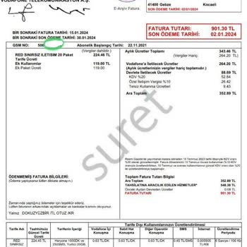 BTK (Bilgi Teknolojileri ve İletişim Kurumu) Vodafone Durmadan Zam Yapıyor