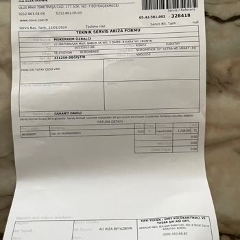 Nordmende Tv Onvo TV Ve Servisi Hayal Kırıklığı