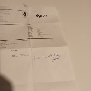 Dyson Garanti Kapsamında Ama Parçalarıyla Ve Motoruyla İlgilenmediler.