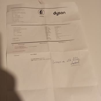 Dyson Garanti Kapsamında Ama Parçalarıyla Ve Motoruyla İlgilenmediler.