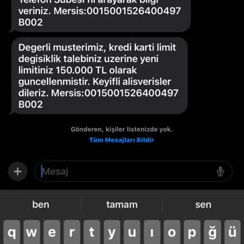 Akbank Axess Kredi Kartı Limit Sorunu