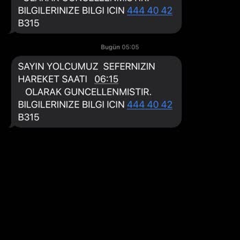 Obilet Hizmet Desteği Yok
