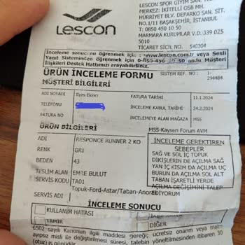 Lescon Üründe Defalarca Hata Yaşanması İlgisizlik